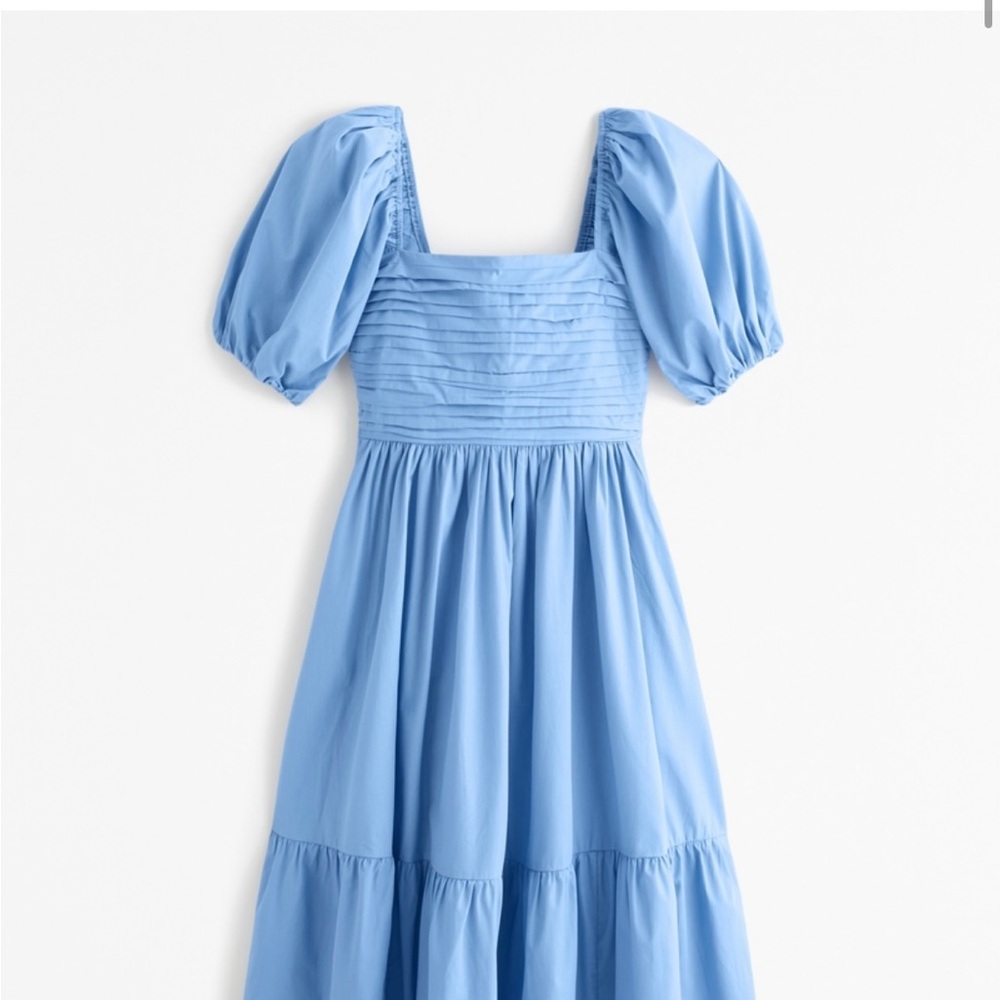 Emerson Poplin Puff Sleeve Midi Dress - Worn Once - S Petite